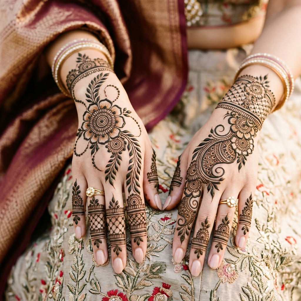Indo-Arabic Fusion - Best Mehndi in Agra
