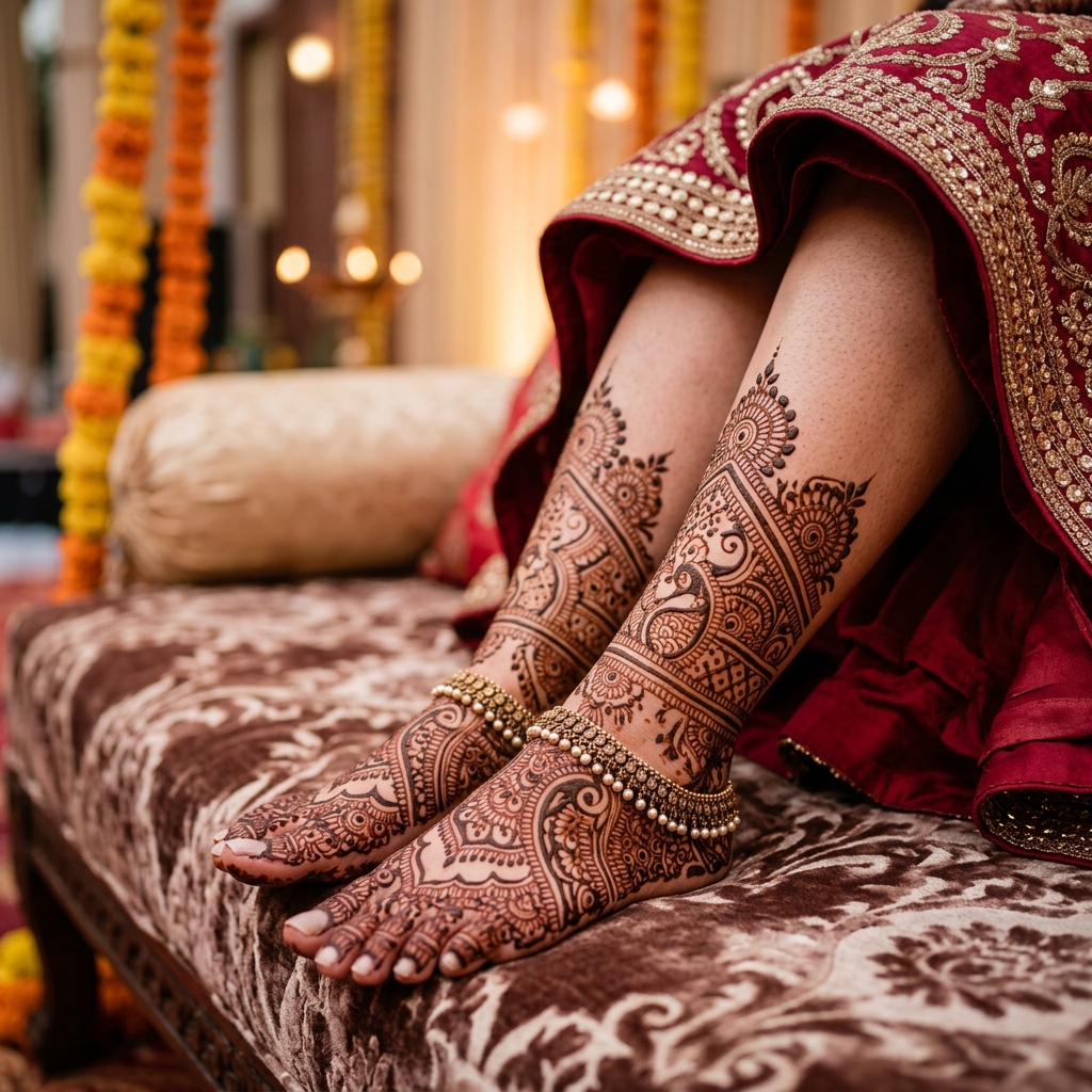 Leg & Foot Bridal - Best Mehndi in Agra